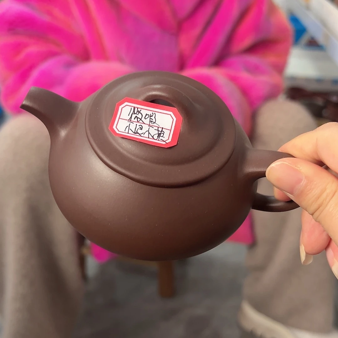 紫砂茶壶黄龙山原矿紫砂紫泥200