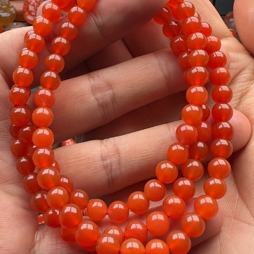 南红玛瑙多圈6.3未镶嵌