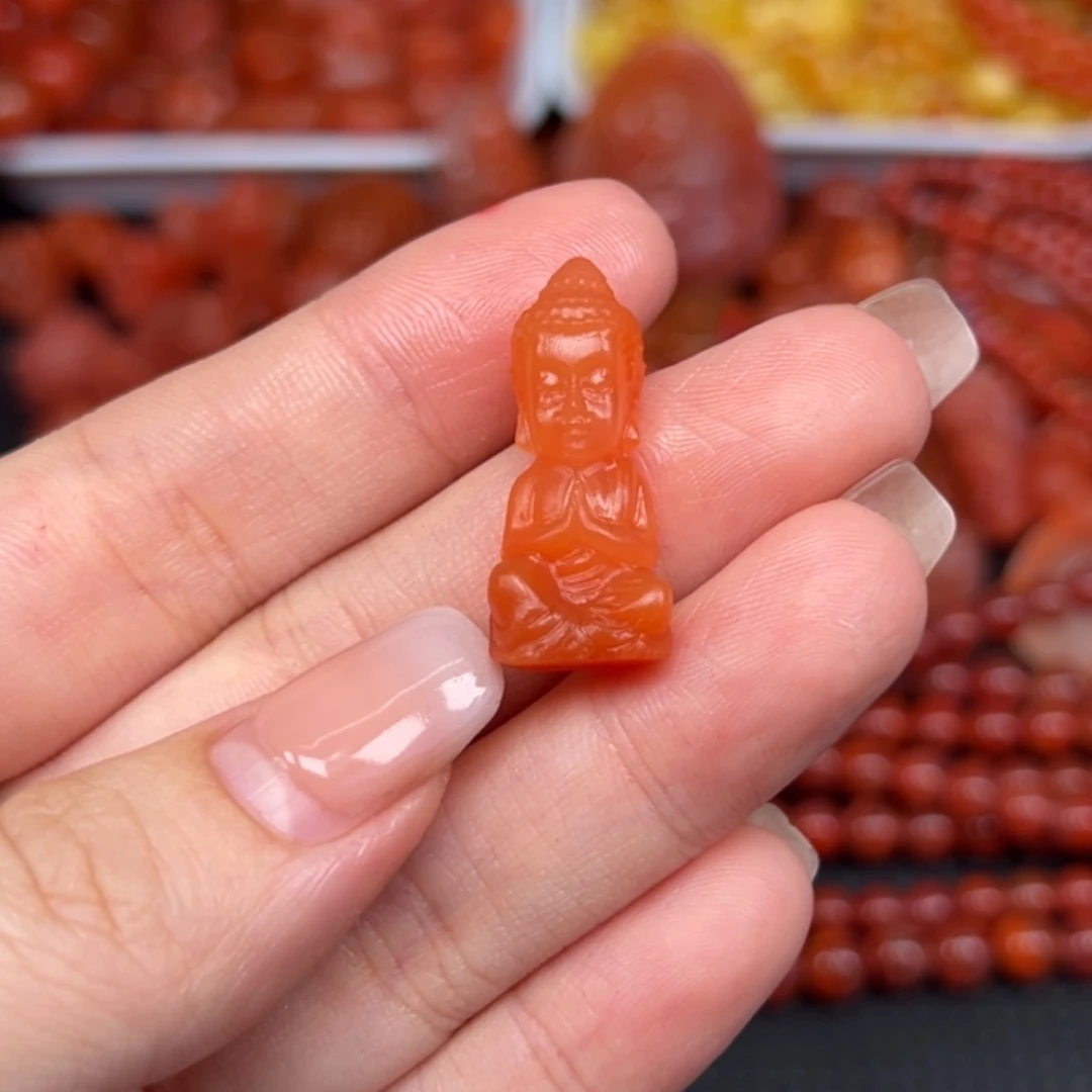 南红玛瑙未镶嵌吊坠(不含链)