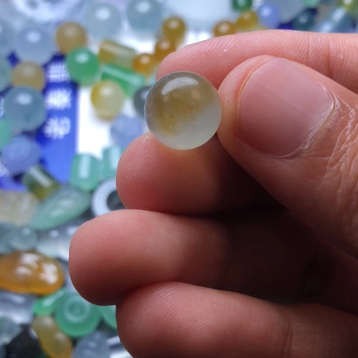 未镶嵌定制翡翠阿****财挂件