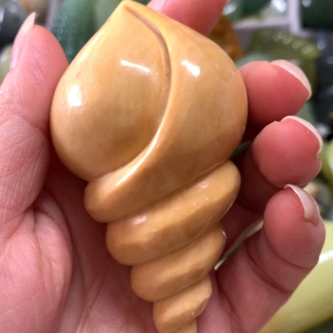 蛇纹石玉未镶嵌手把件