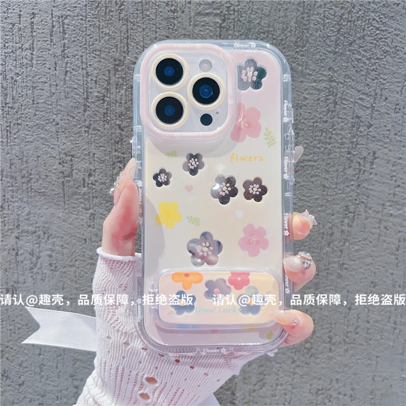 镜面奶油壳适用苹果16/iPhone/华为荣耀/OPPO/VIVO/小米手机壳潮