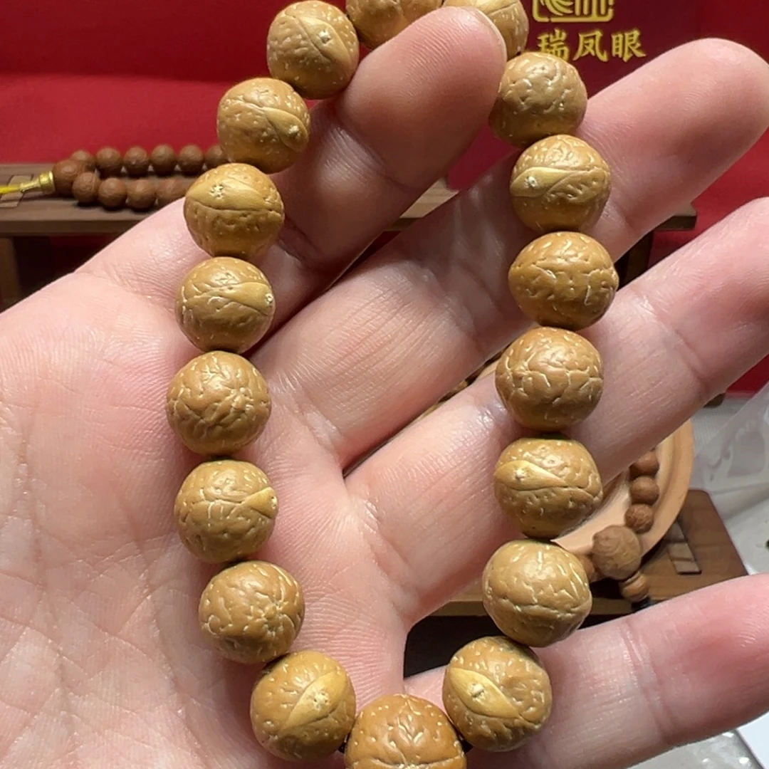手串凤眼菩提14mm尼泊尔凤眼菩提单圈