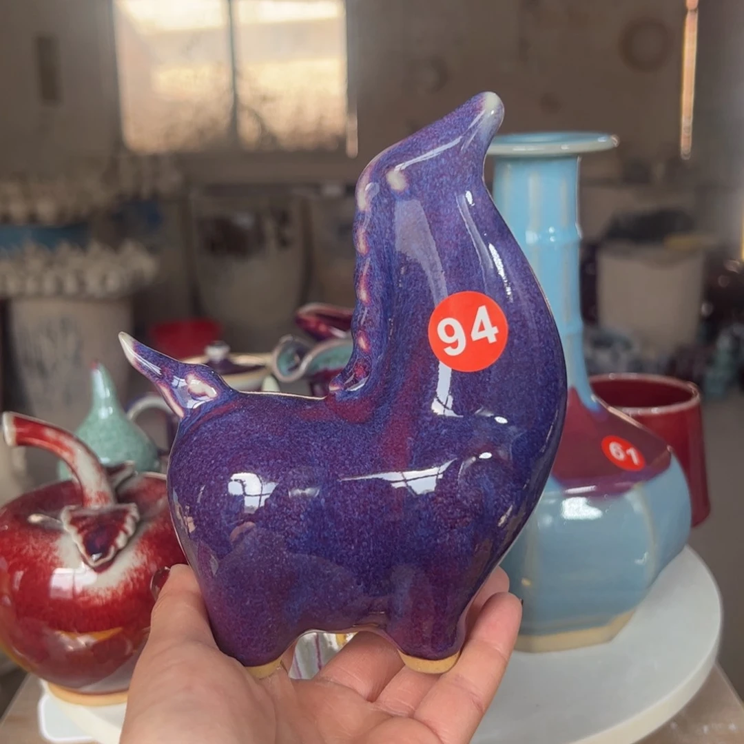 摆件郑家钧窑摆件