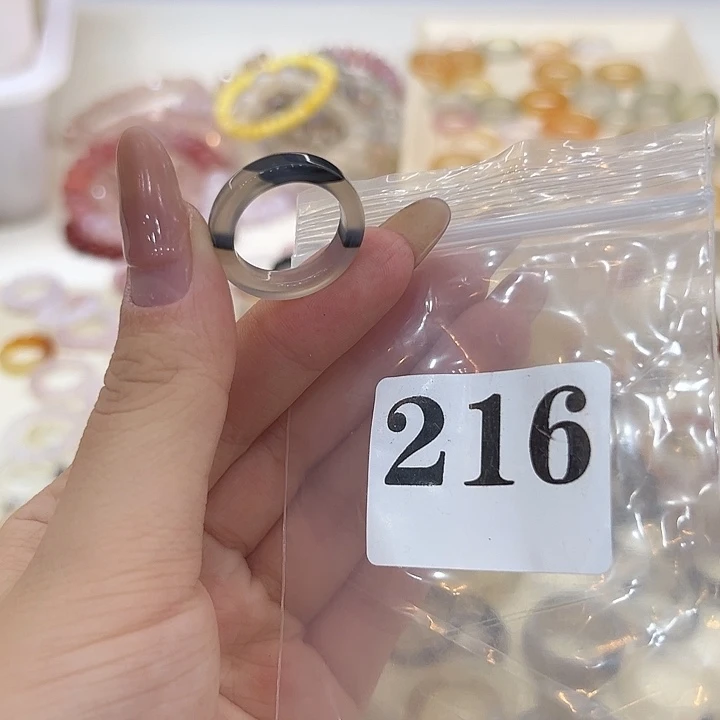 合金戒指玛瑙/玉髓216港15