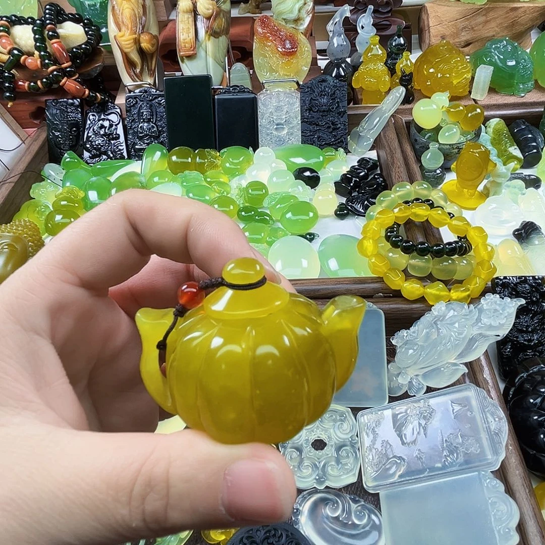 岫玉未镶嵌吊坠(不含链)