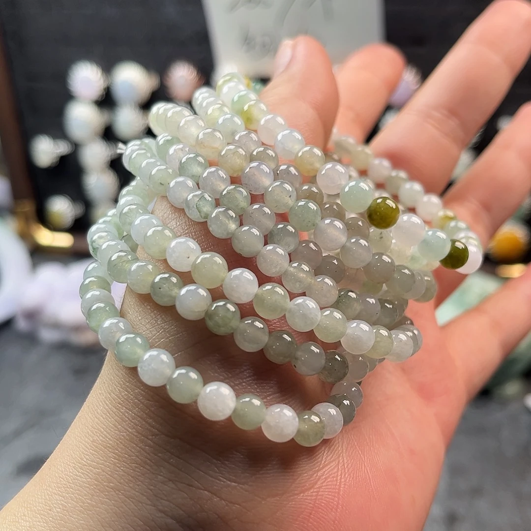 翡翠未镶嵌手链手串