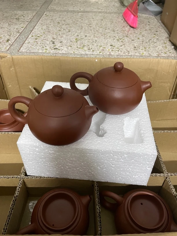 紫砂壶两个壶泡茶壶西施壶230cc容量瑕疵介意勿拍