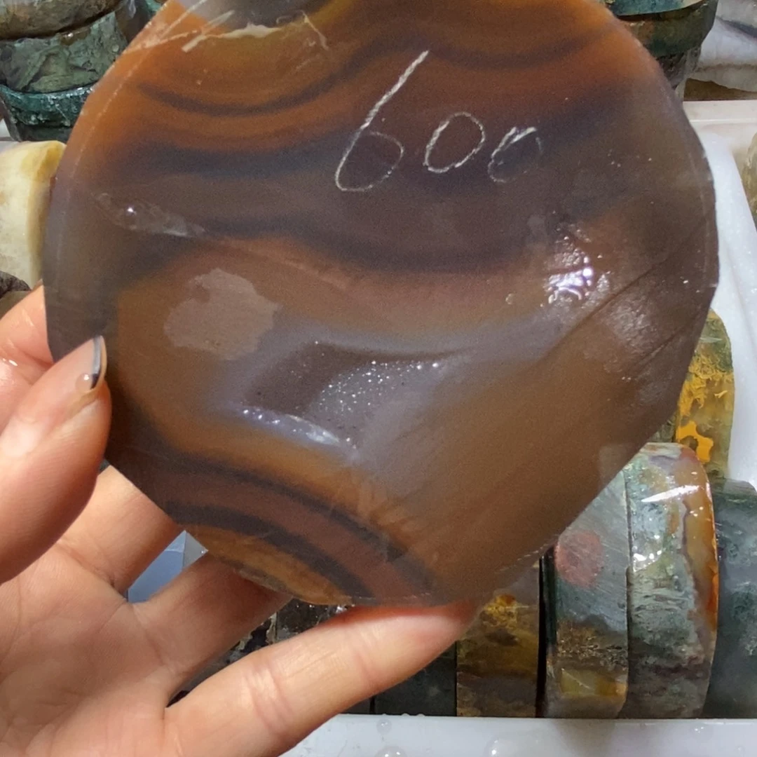 定制玛瑙秋**人定制手镯58口