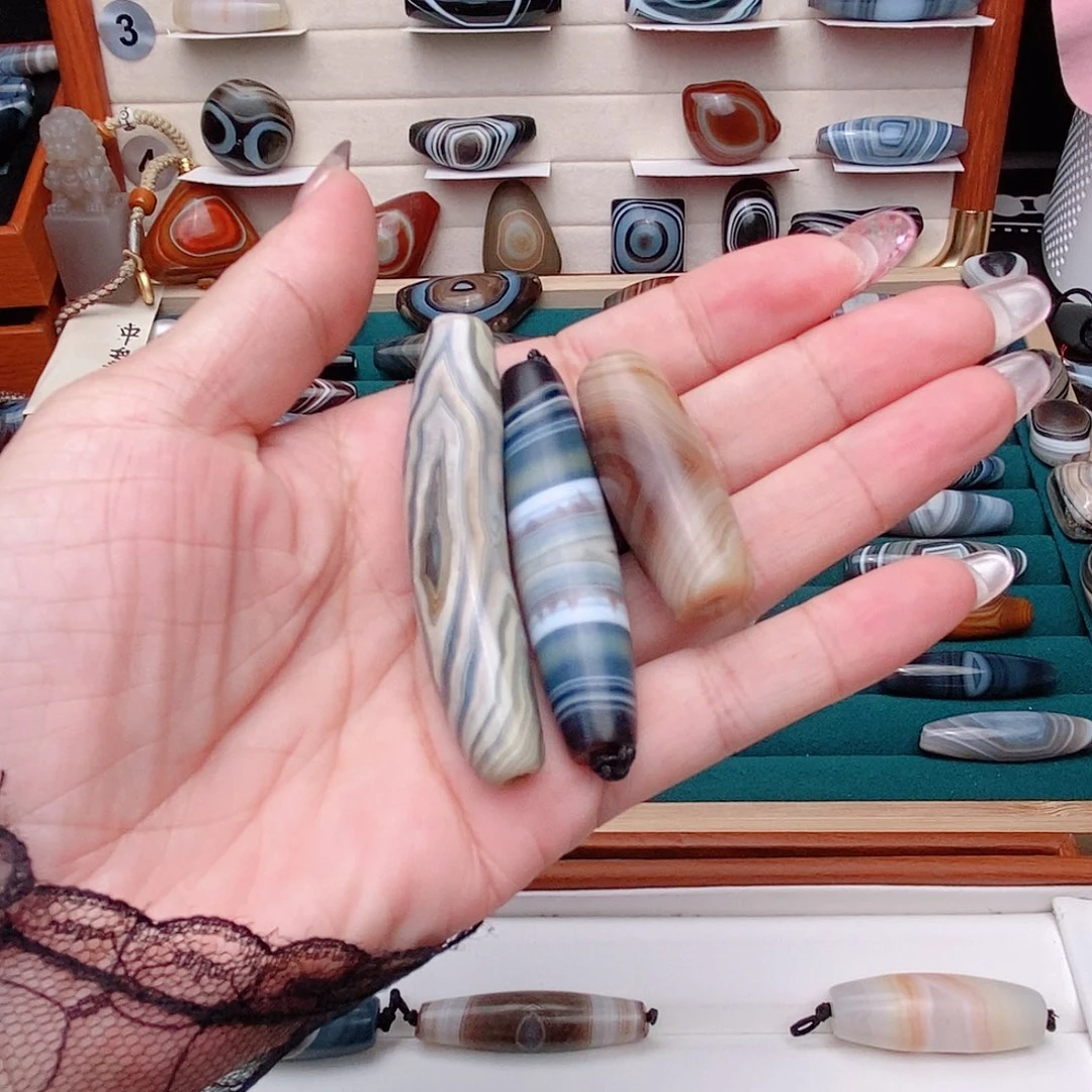 合金颈饰玛瑙/玉髓小*咂