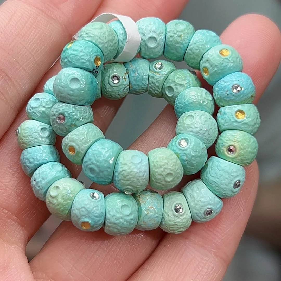 绿松石珠宝奇石未镶嵌