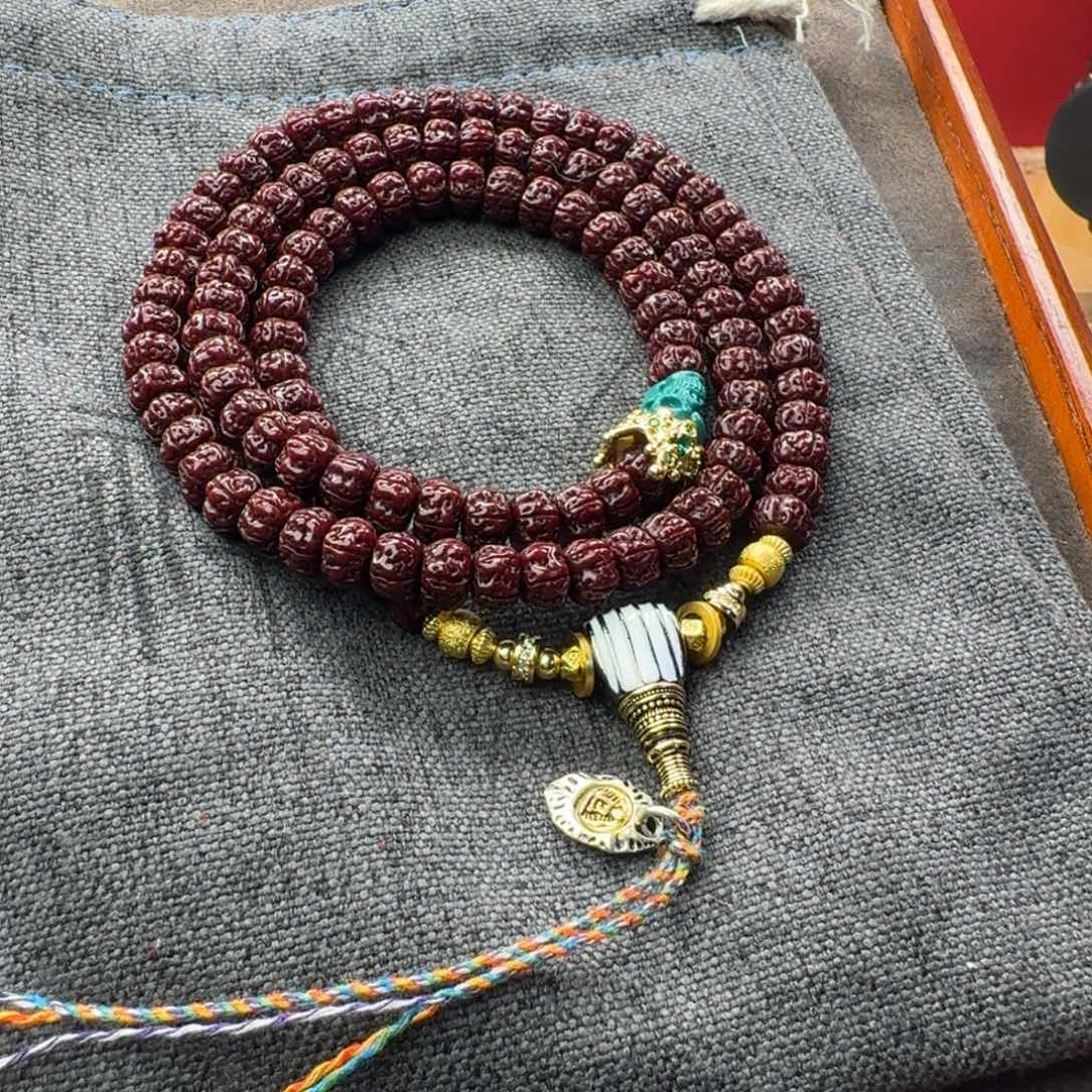 明***你金刚菩提吊坠黑金