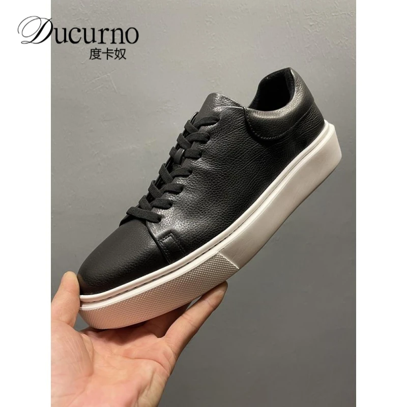 舒适耐磨阿甘高端手工增高高贵上档次休闲鞋网红男士正装鞋