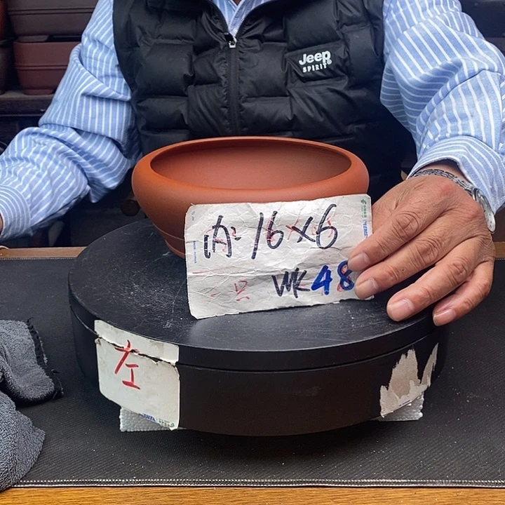 紫砂花盆货号一只WK48