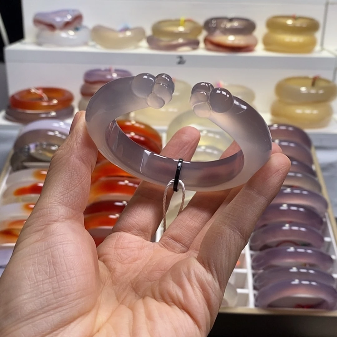 玛瑙/玉髓未镶嵌手镯