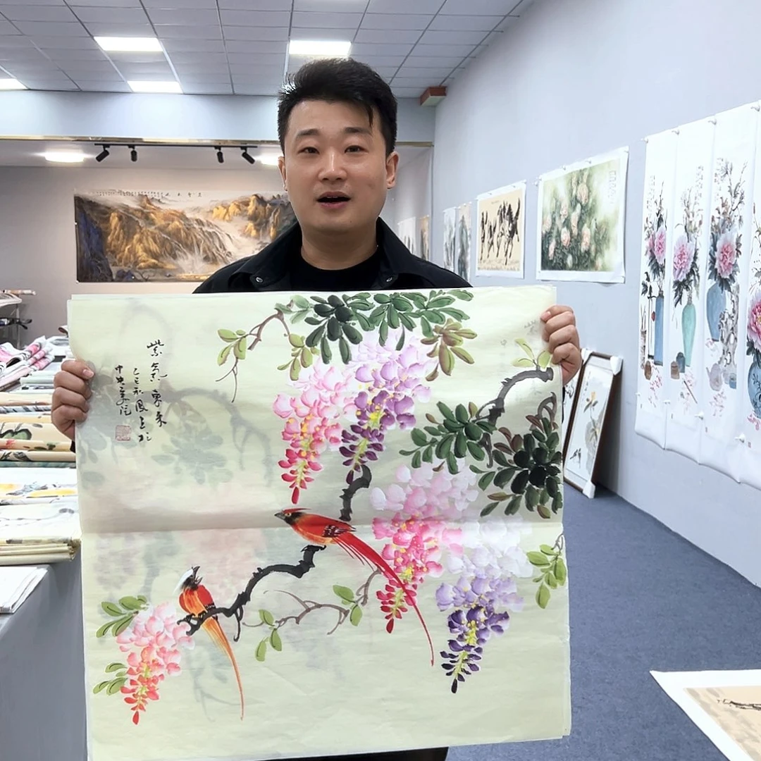国画国画宣纸纯手绘作品