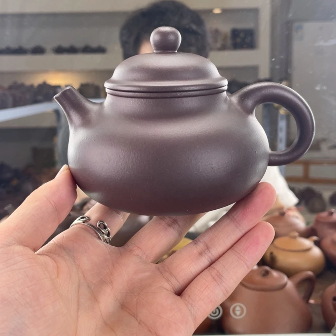 茶壶紫砂260cc老紫泥茶壶