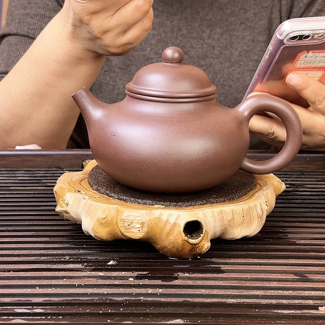 紫砂茶壶宜兴紫泥320cc