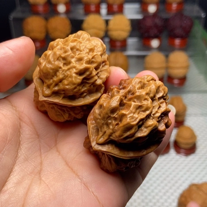 文玩核桃把件上古金蟾16