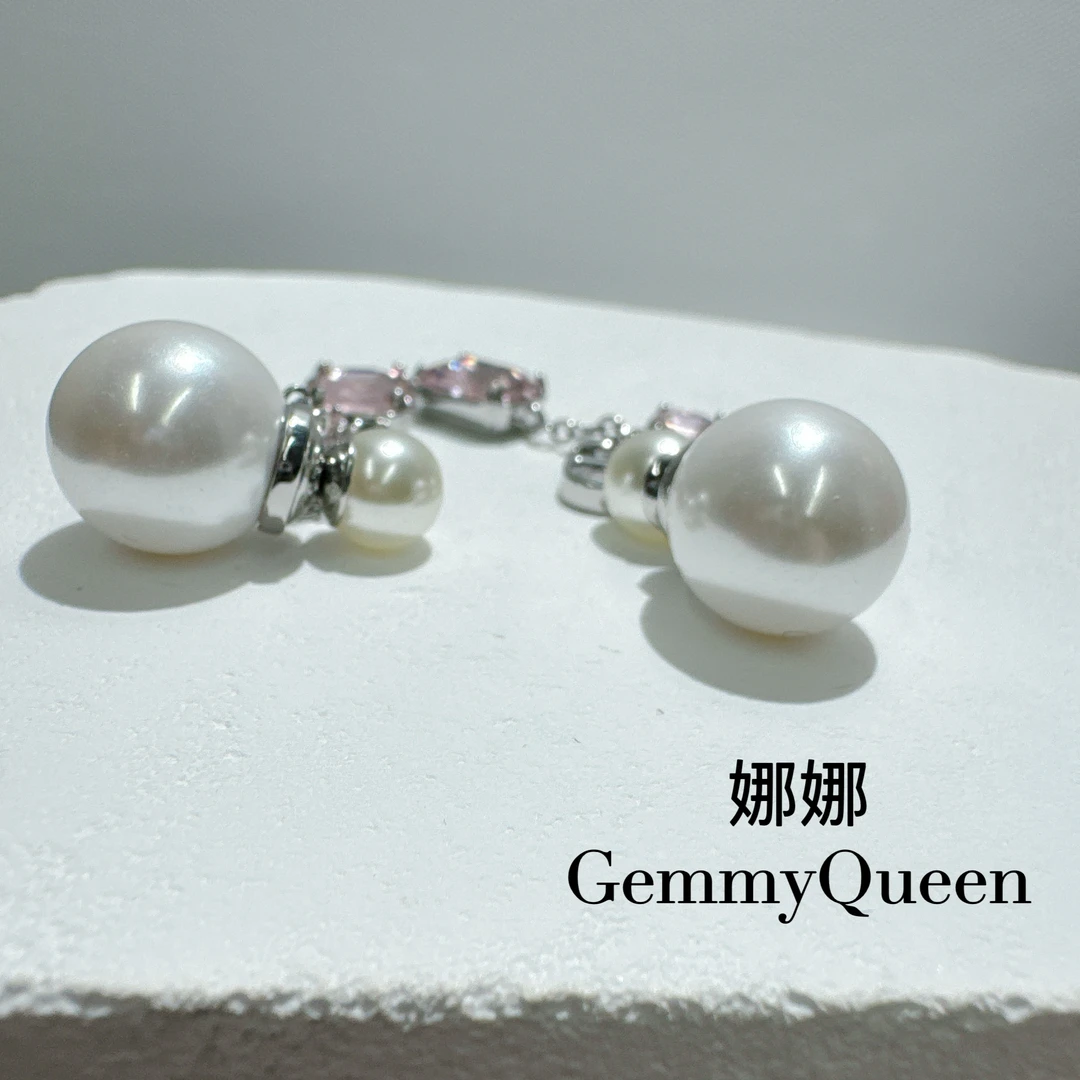 铜合金合成锆石耳饰 闪耀GemmyQueen耳环GQ01966