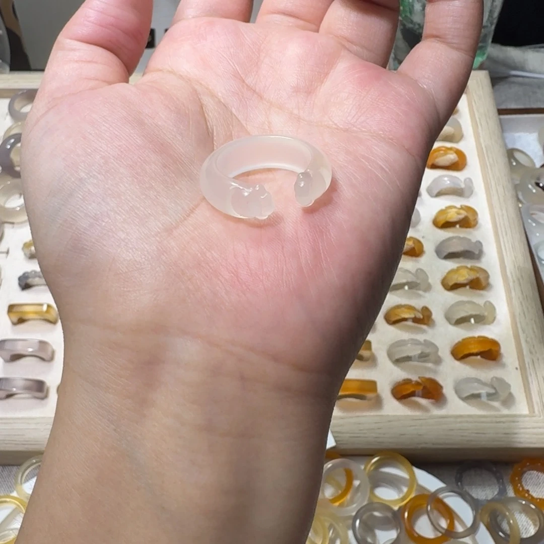 未镶嵌戒指玛瑙/玉髓755港17.5