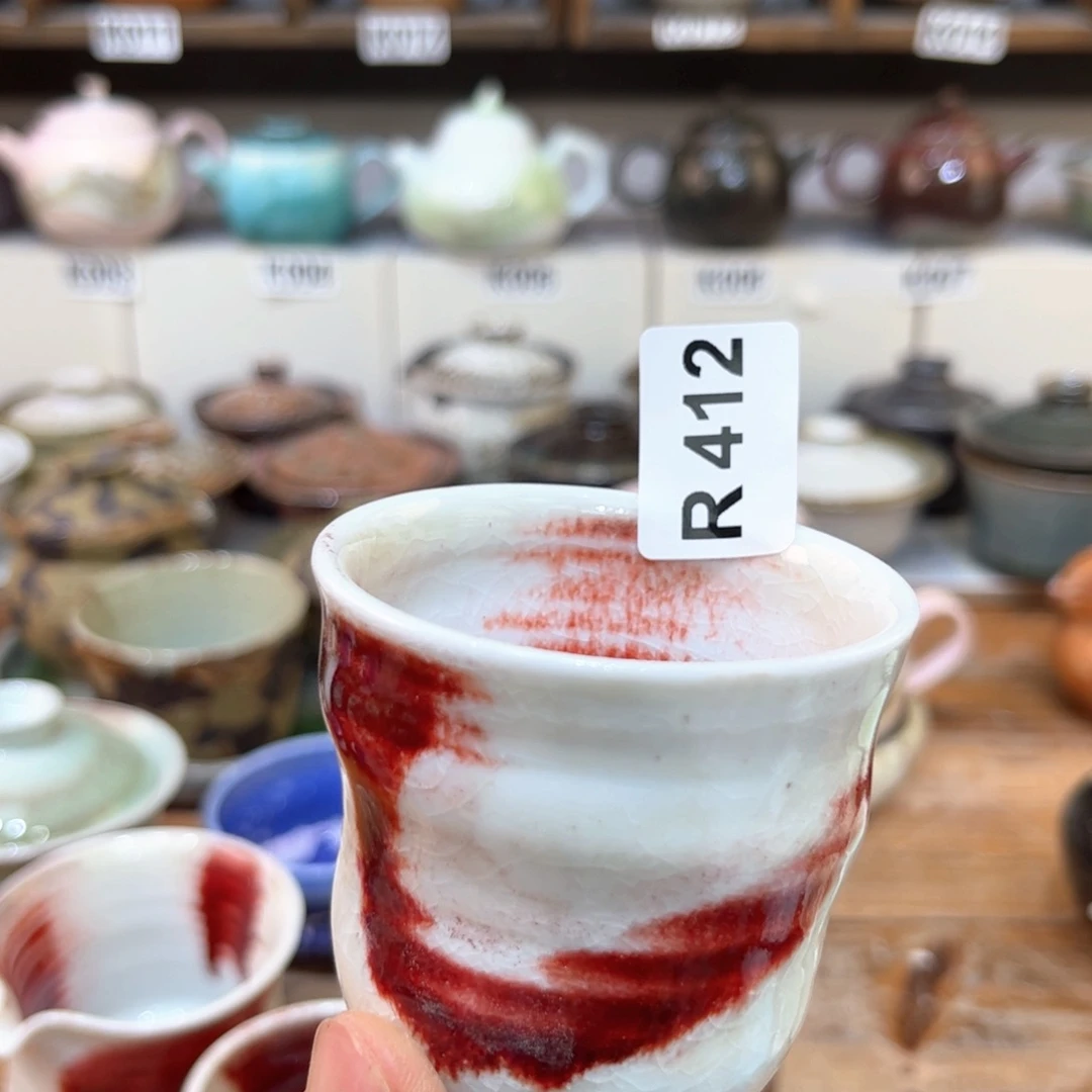 茶杯朱泥陶瓷艺术品