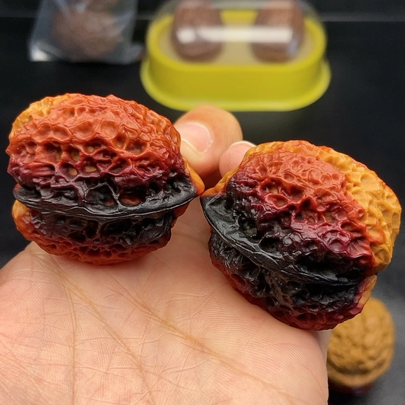 【闪购商品】把件文玩核桃39尺领头羊蟾