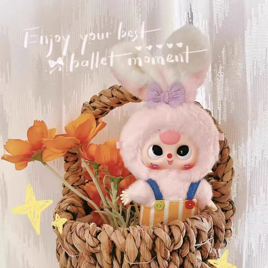 娃三岁马卡龙小小兔初代毛绒盲盒