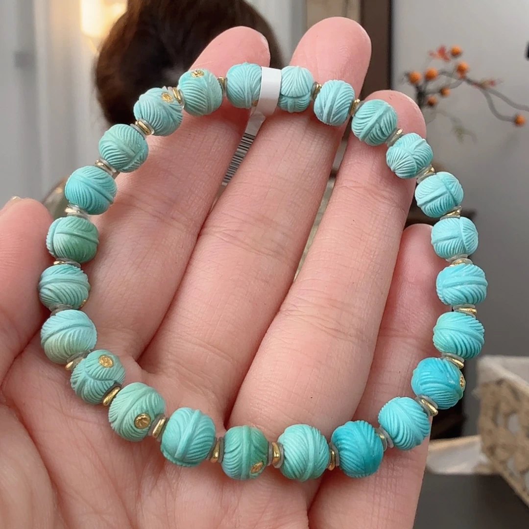 绿松石未镶嵌珠宝半成品