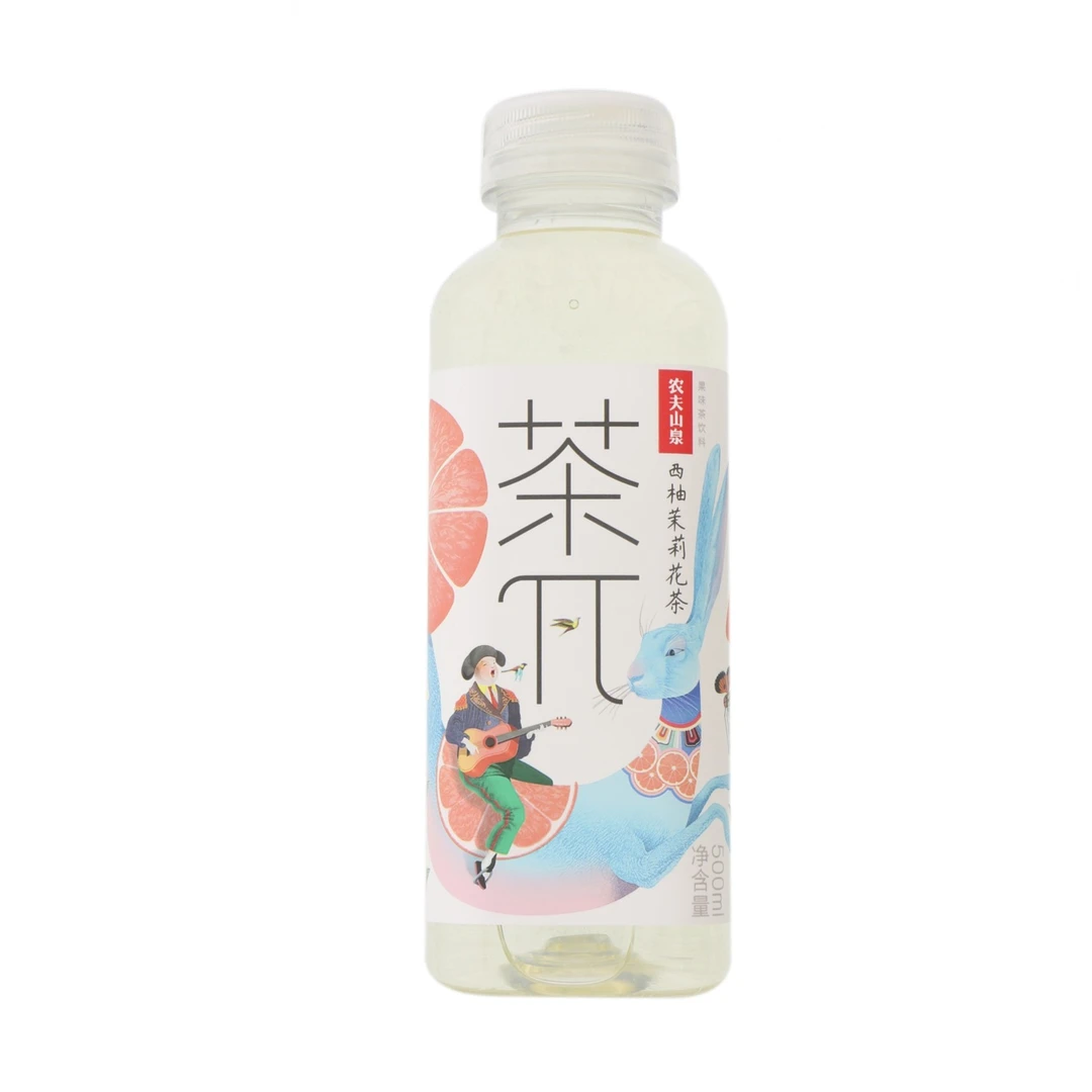 农夫山泉茶π茶饮料西柚茉莉花茶果味 500ml