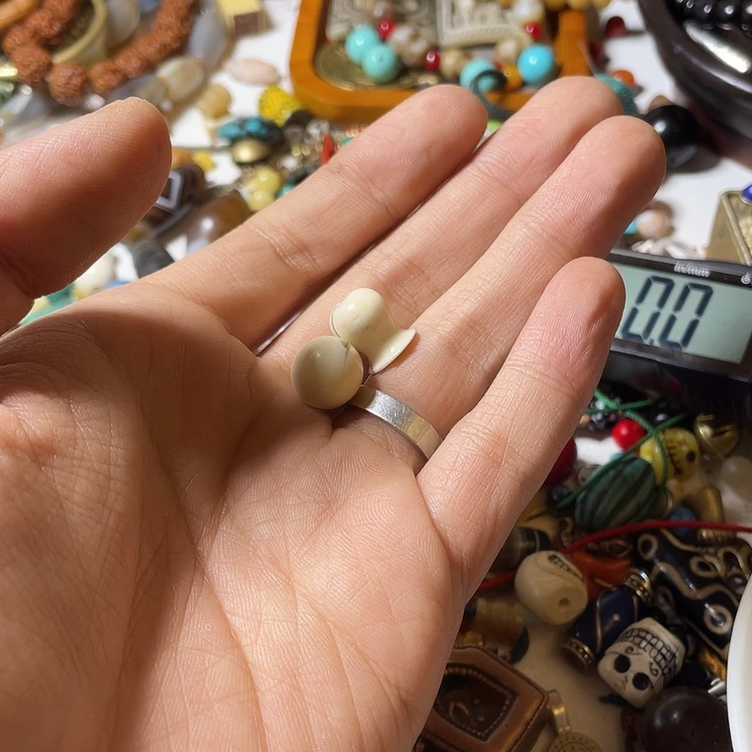 白玉菩提吊坠「*」