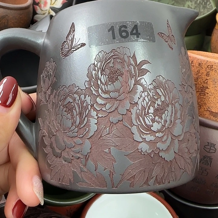 紫砂茶杯紫砂主人杯大放漏