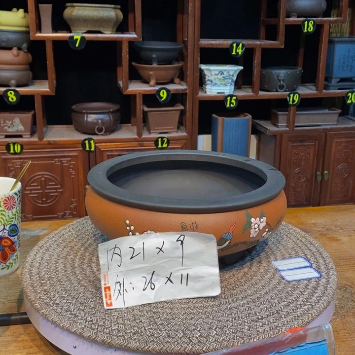 紫砂花盆紫砂花盆