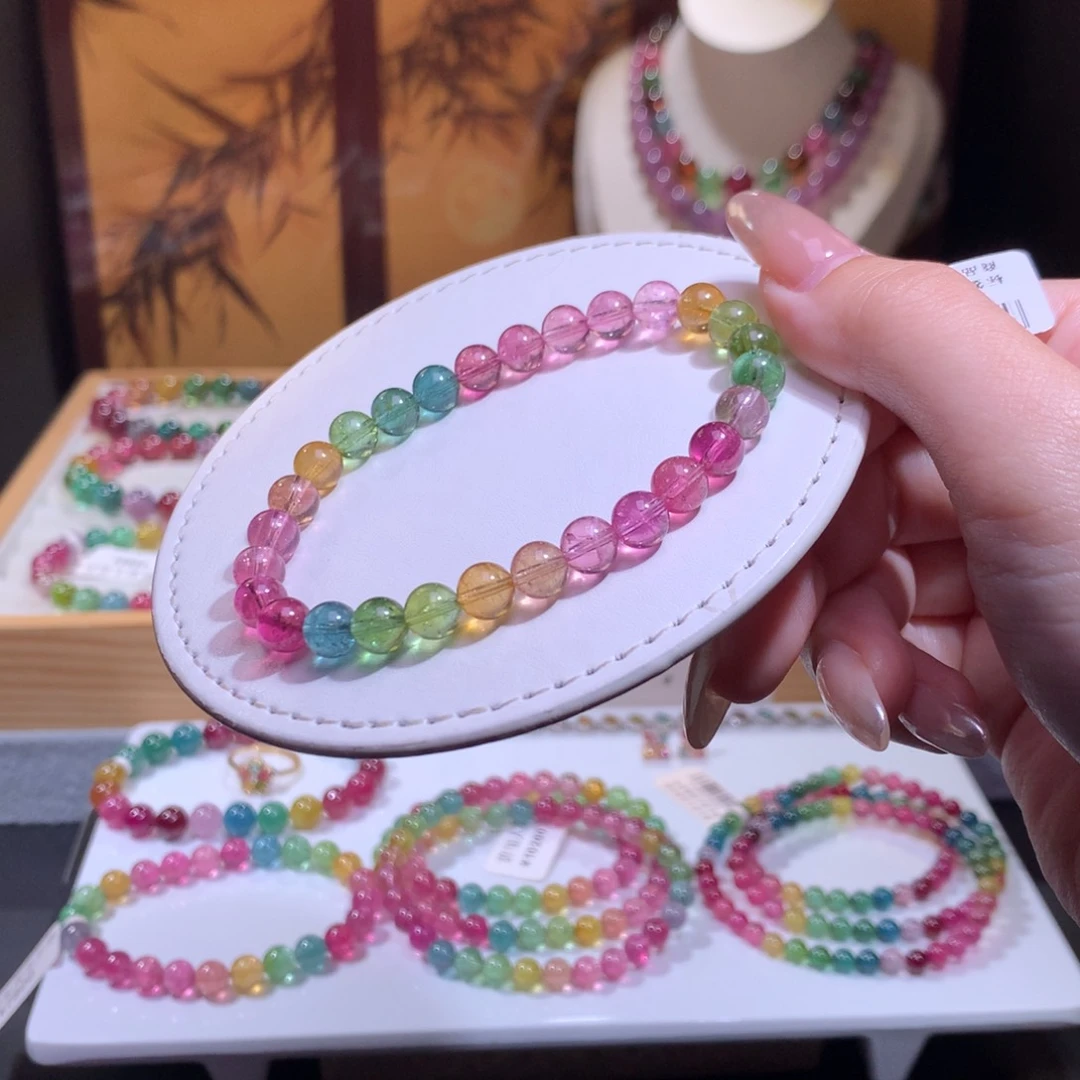 未镶嵌手链碧玺碧玺