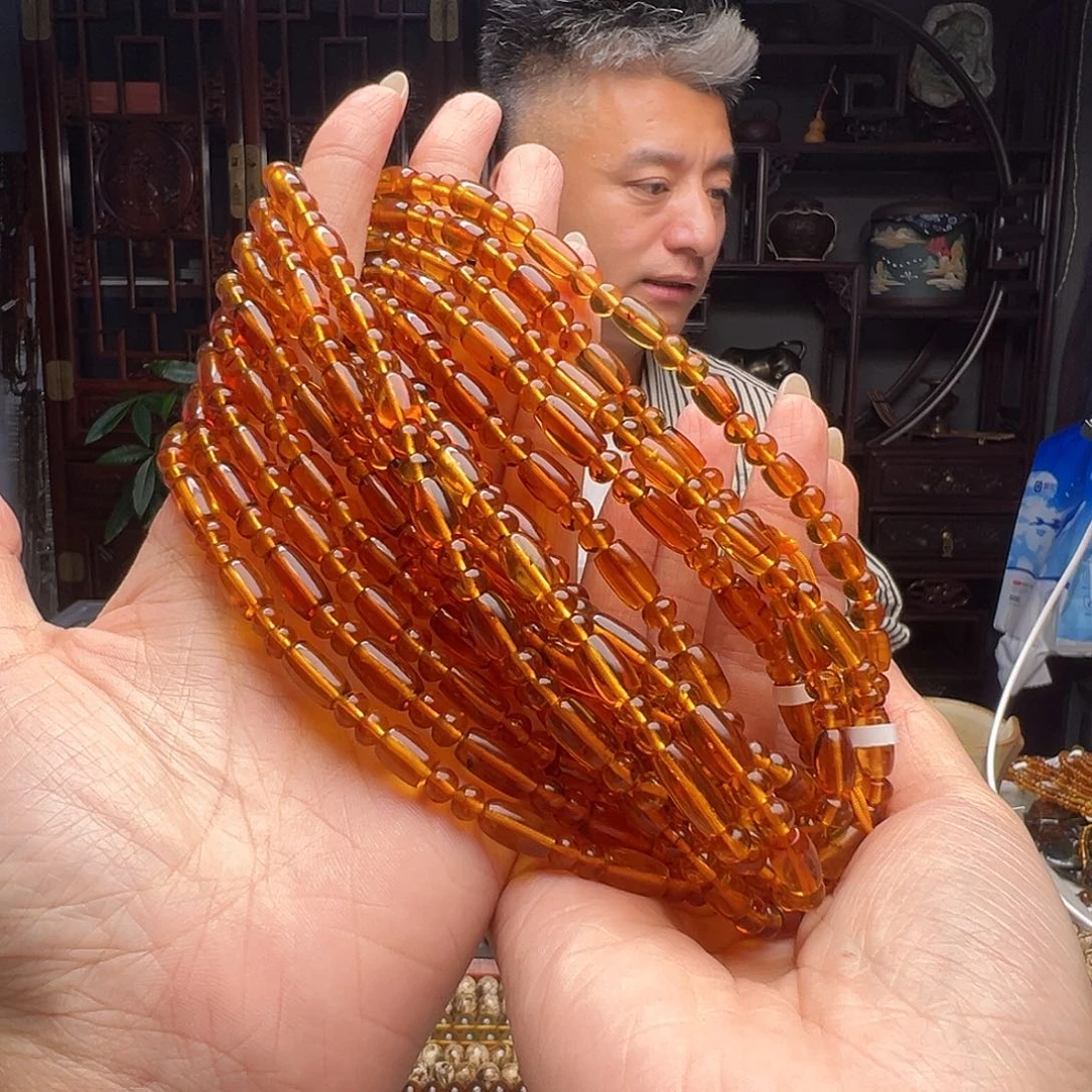 裸石琥珀未镶嵌抚顺琥珀30009多样性发其一