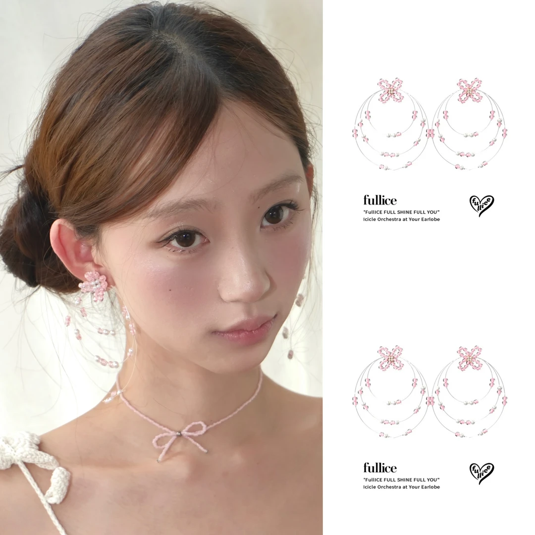 合金耳饰 FULLICESTUDIO花筏原创流苏耳饰夸张耳环设计感仙女耳钉