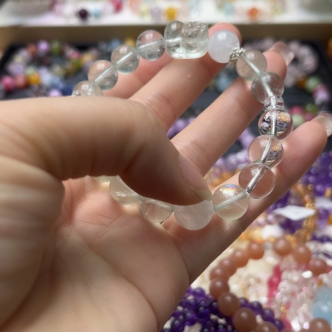 水晶手链未镶嵌绿水晶