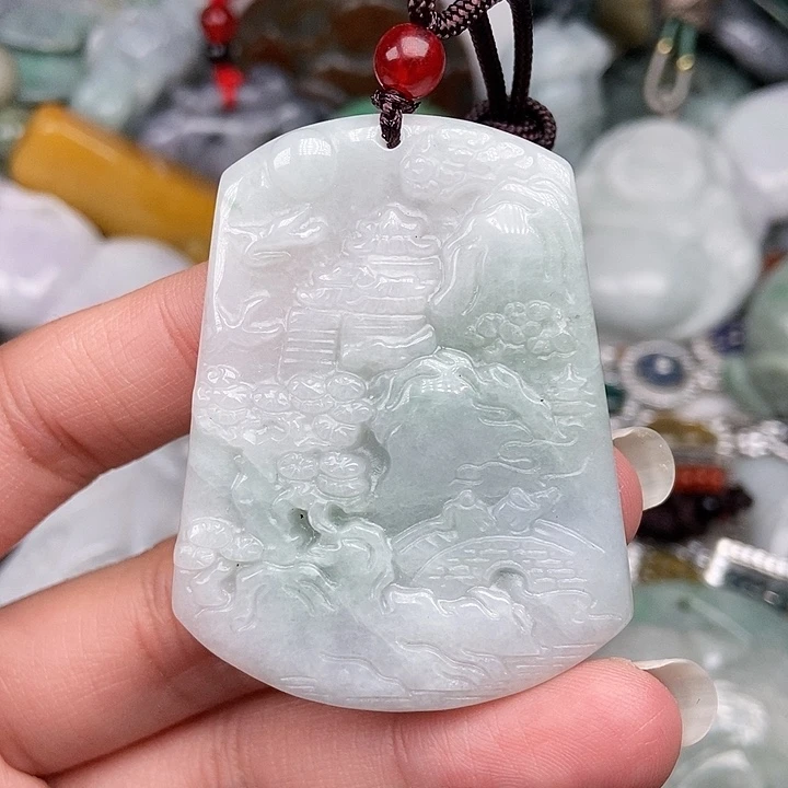颈饰未镶嵌翡翠翡翠