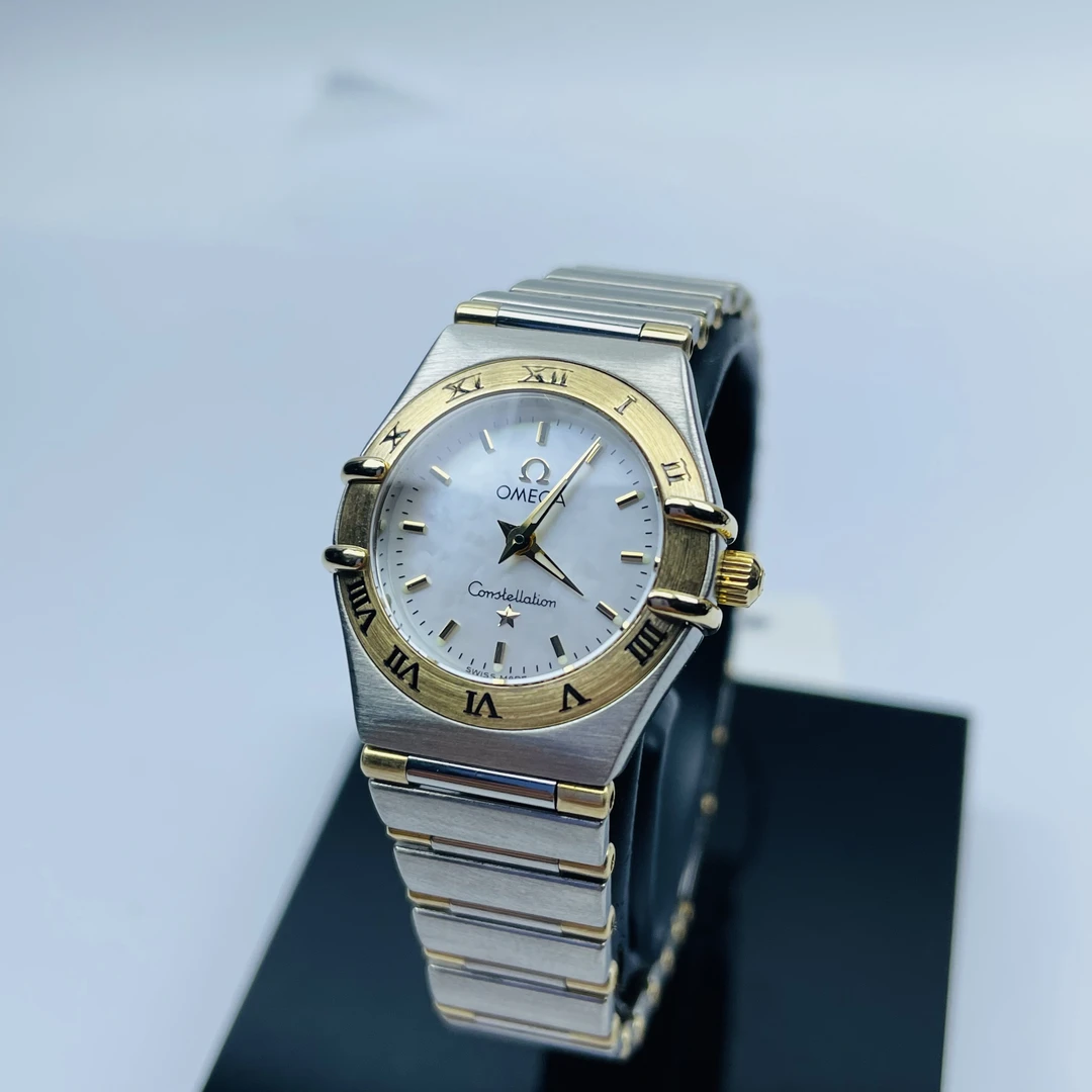 99新 Omega/欧米茄 星座系列/女表/石英/22.5mm/单表/6504