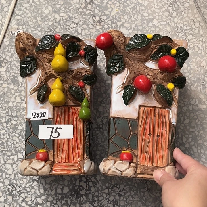 陌***轻粗陶材质多肉花盆