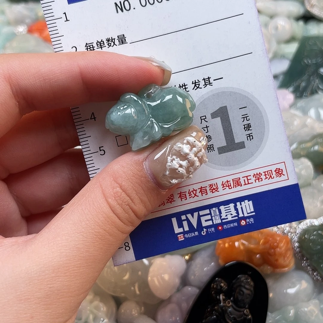 翡翠未镶嵌颈饰679