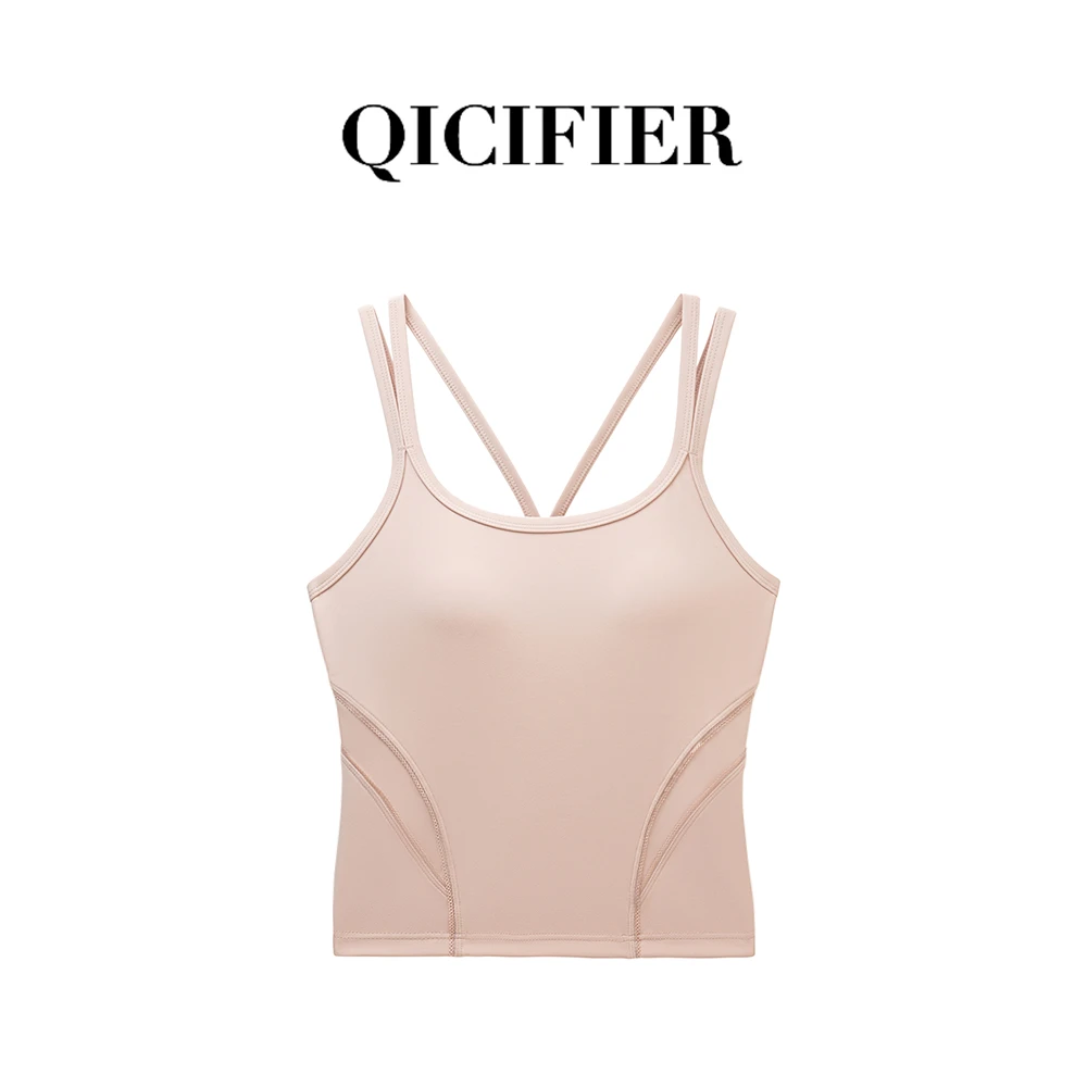 人鱼线美背 显瘦长款运动背心 3091