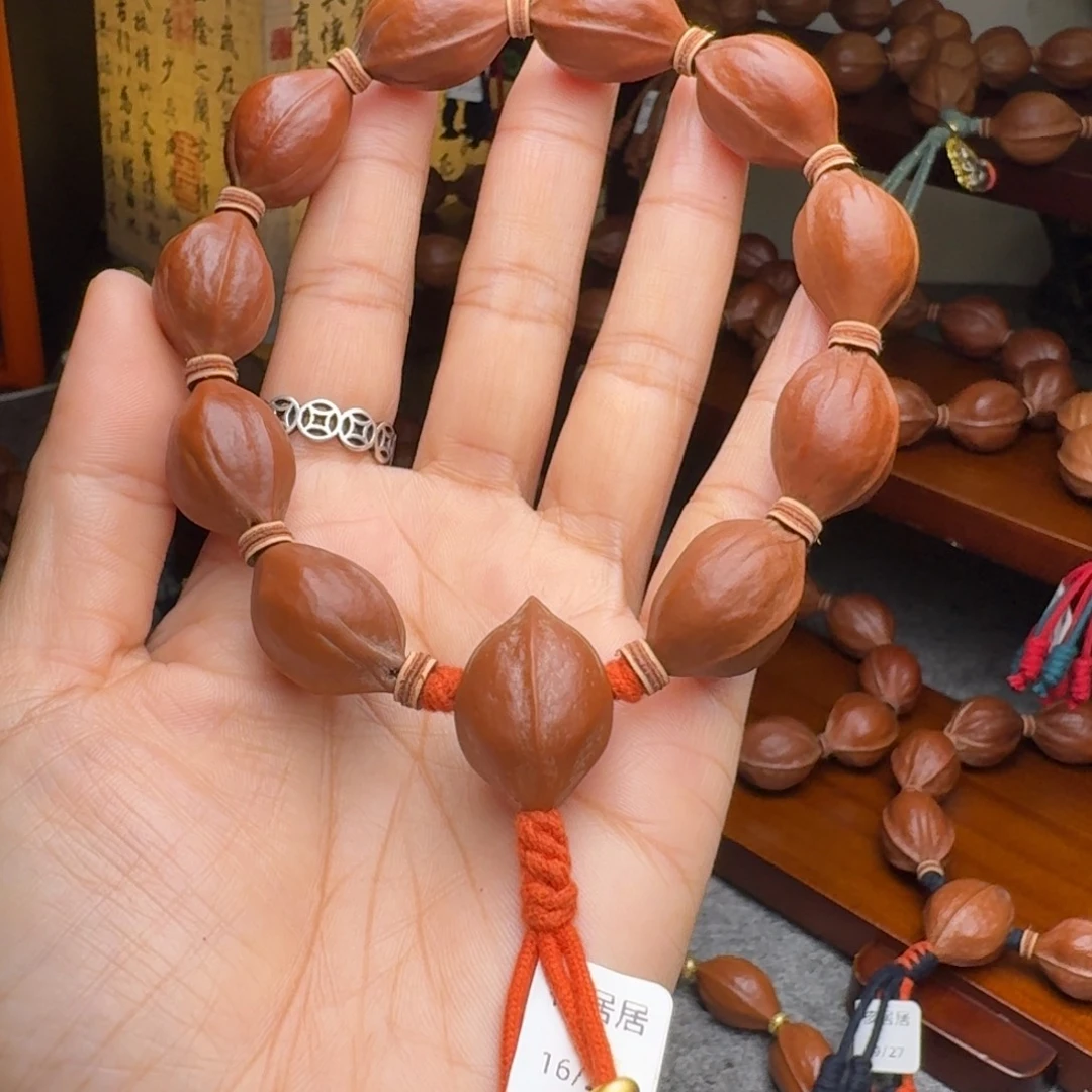 毛***头橄榄核手串16/24小尺寸老核原皮 梅林铁核