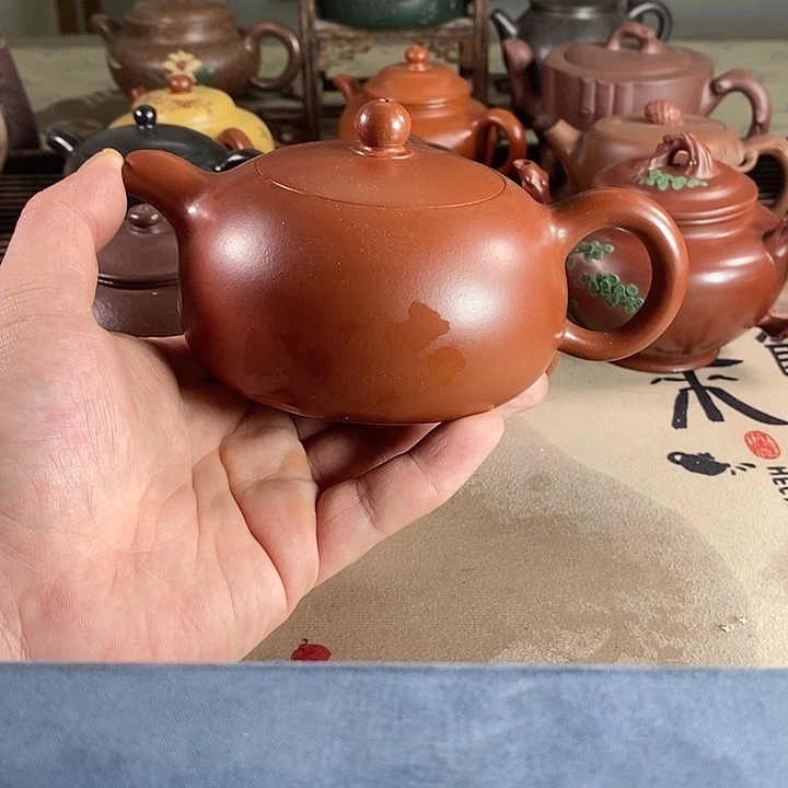 茶壶段泥紫砂的微瑕