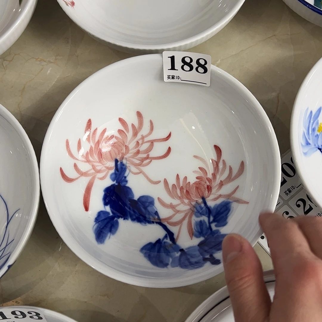 瓷片景德镇陶瓷手工手绘制作