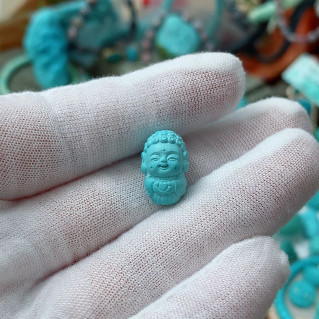 绿松石珠宝奇石未镶嵌