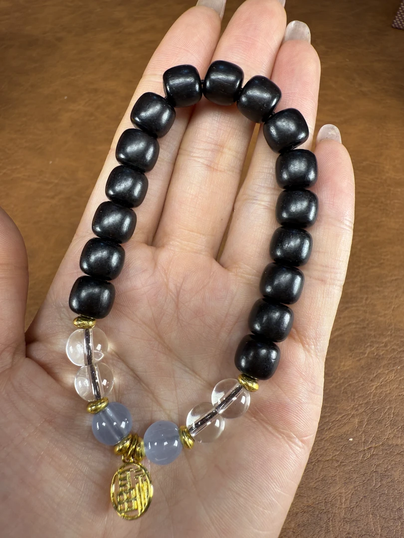 Y676-黑檀+福挂件3【无礼盒】