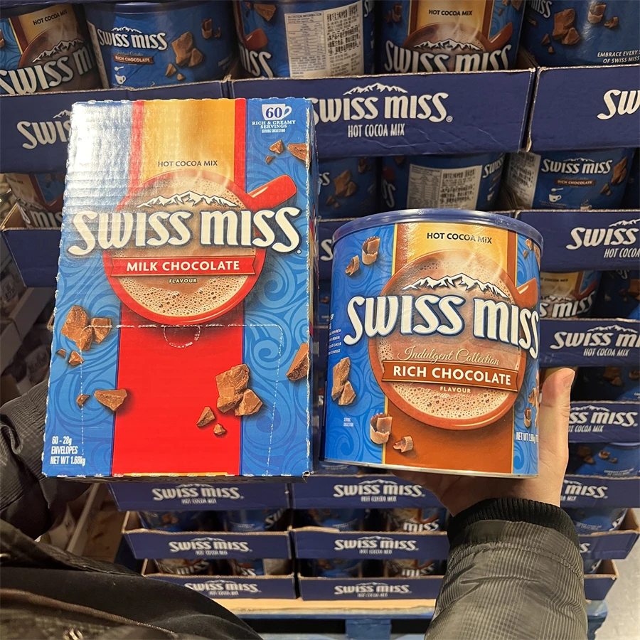 美国原装进口Swiss Miss瑞士小姐牛奶巧克力可可粉航空头等舱饮品