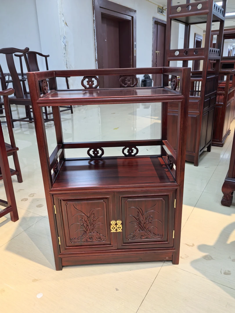 全实木酸枝木茶水柜58*36*88