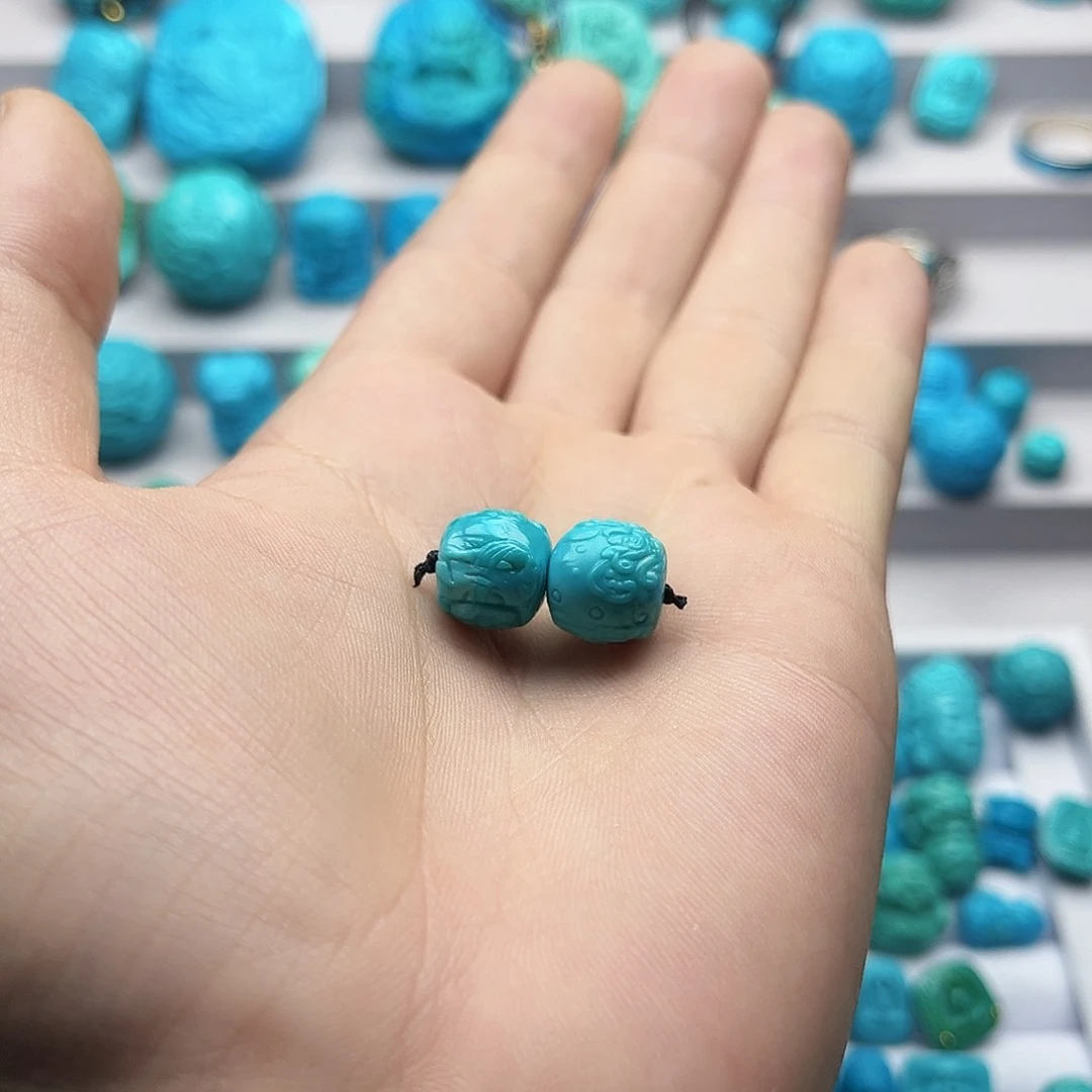 未镶嵌绿松石珠宝奇石